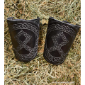 A Pair Leather Bracers Othala Rune 